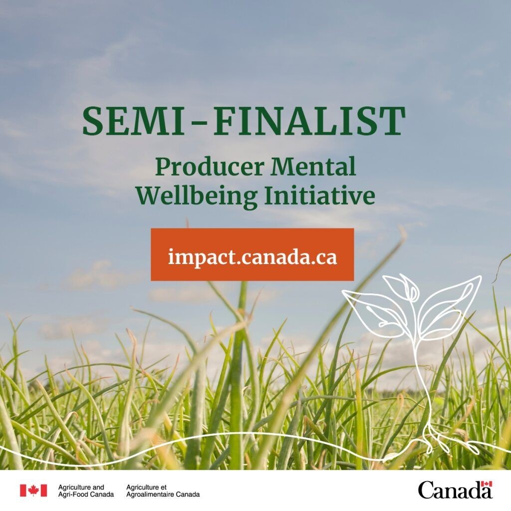 Semi-Finalist button for Producer Mental Wellbeing Iniative